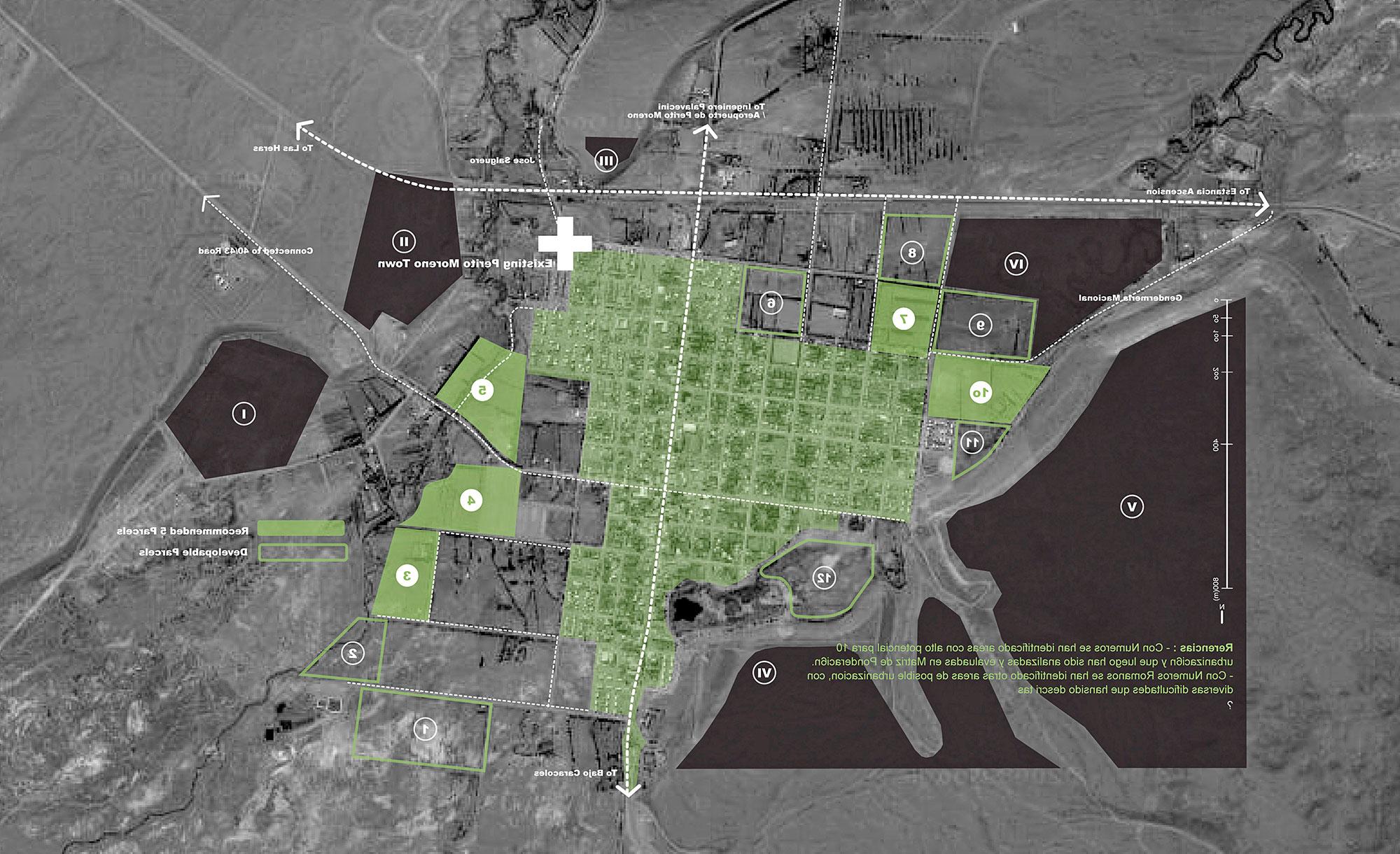 Site plan of Goldcorp mine 在佩里托莫雷诺, Argentina